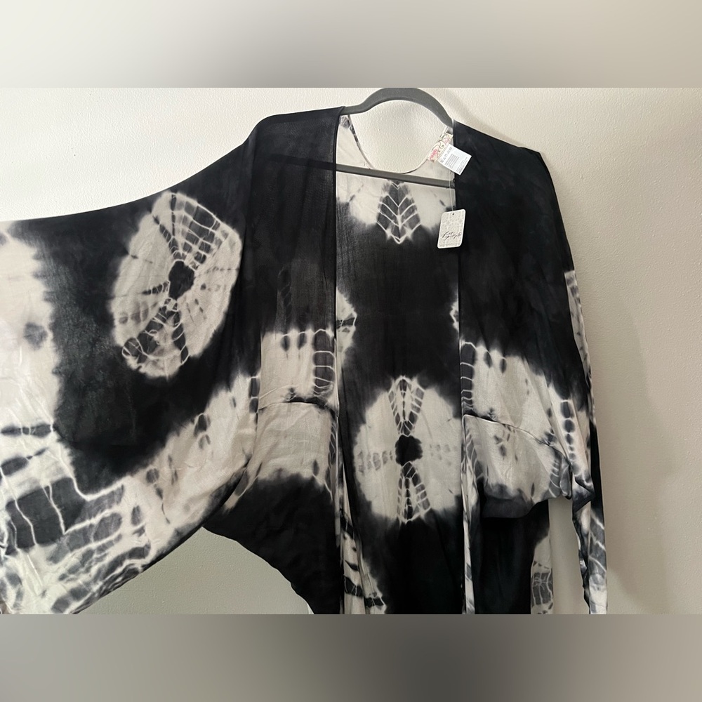 Free People Spellbound Tie Dye Kimono